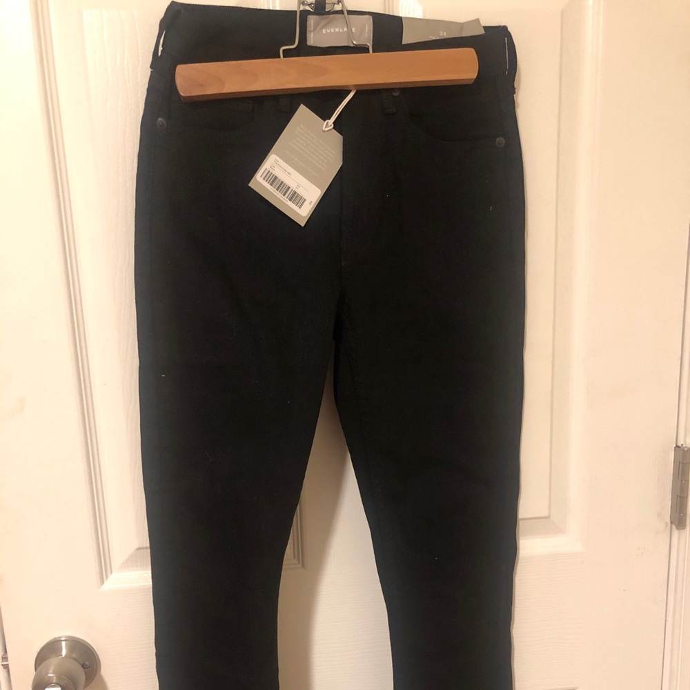 Everlane Black Kick Crop Jean NWT